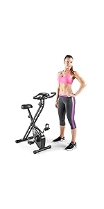 marcy foldable exercise bike review