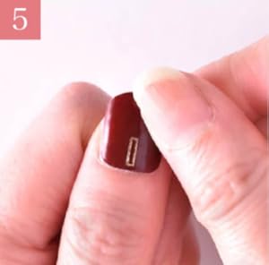 Amazon | Ms.GELLY ジェルネイルシール ノアールアンドブリュレ 45854