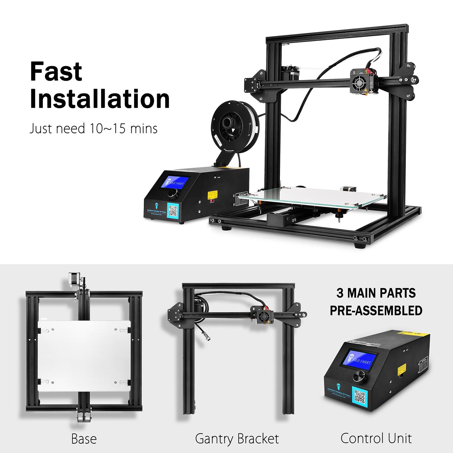 SainSmart x Creality CR10 Mini Semi Assembled Aluminum 3D Printer with