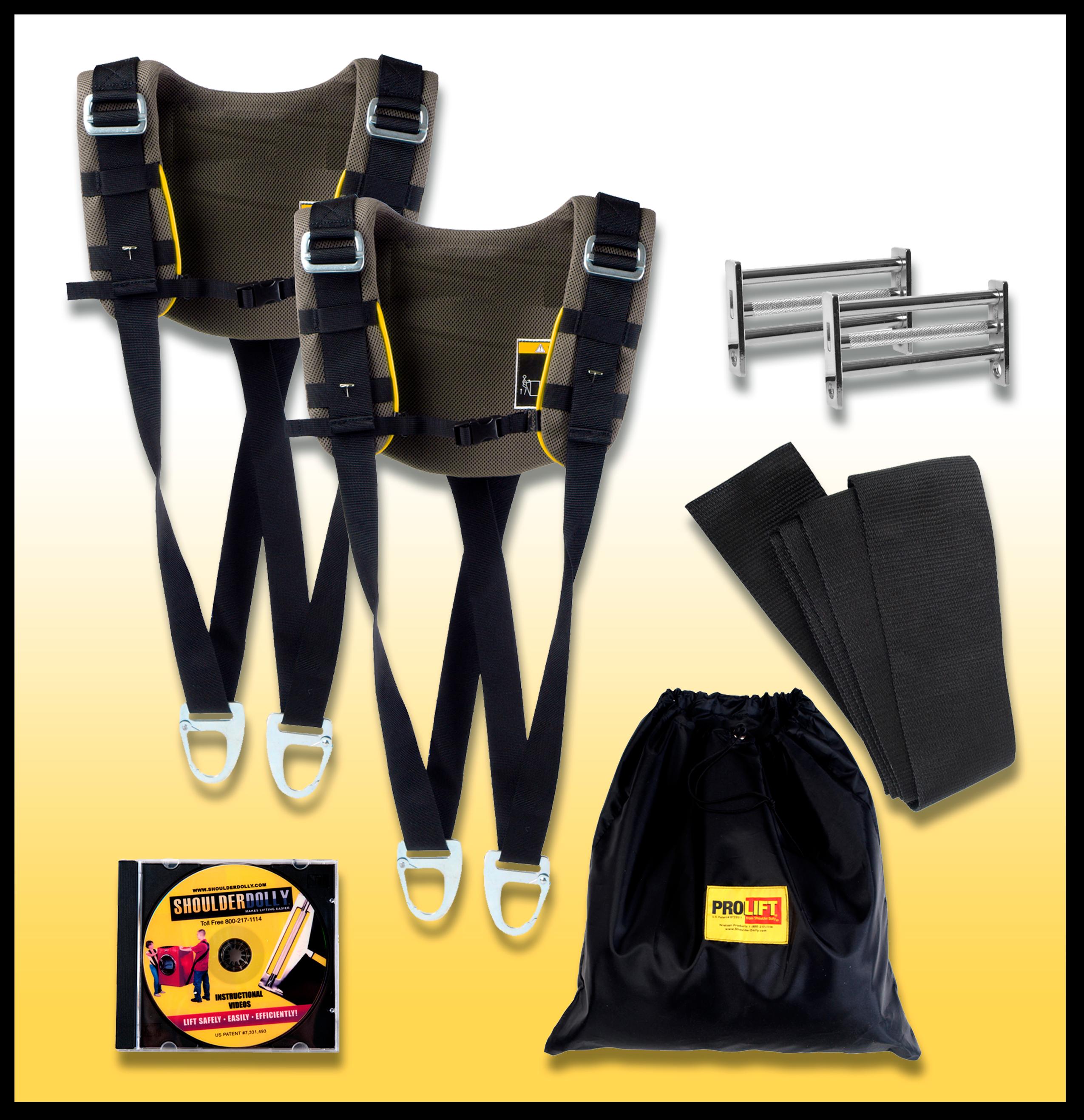 Shoulder Dolly 2Person Lifting and Moving System Easily Move, Lift