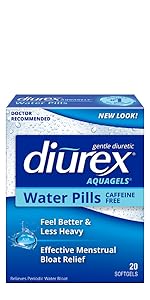 diurex aquagels water pills bloat relief