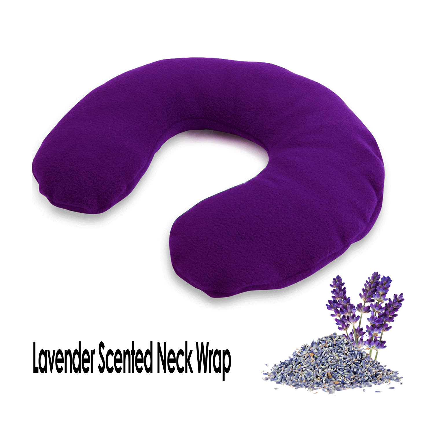 Sunny Bay Heatpad Neck Heating Wrap, Flax Seeds, Washable