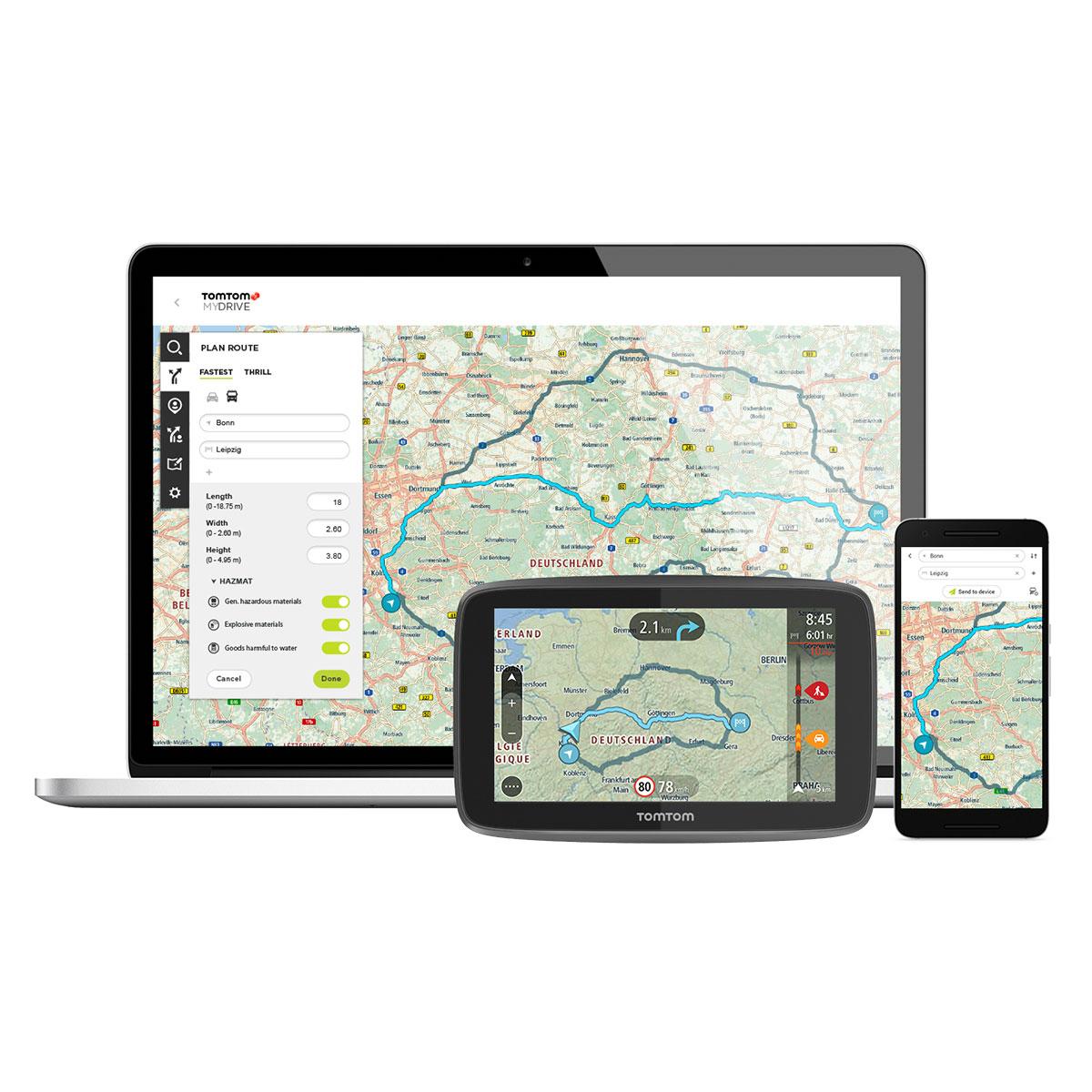 TomTom Go Professional 6250 GPS Truck Sat Nav with Full European