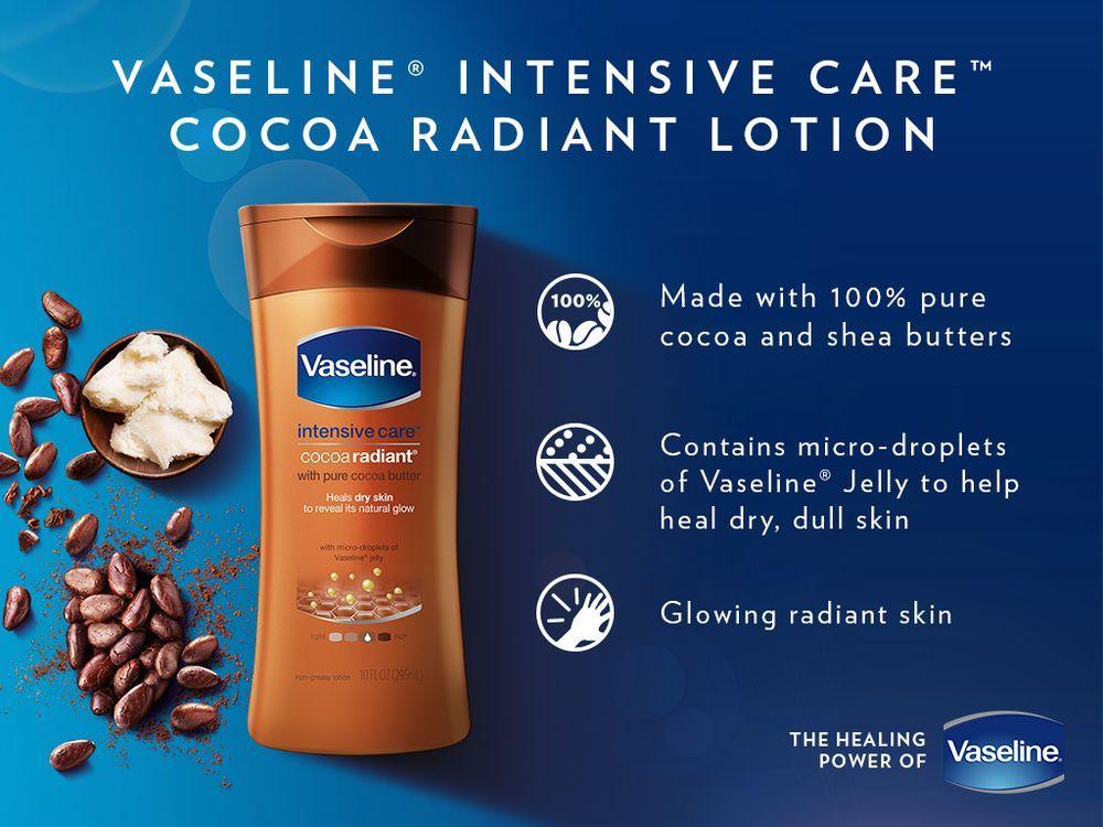 Vaseline Intensive Care Lotion, Cocoa Radiant 20.3 oz, 3 Count Amazon
