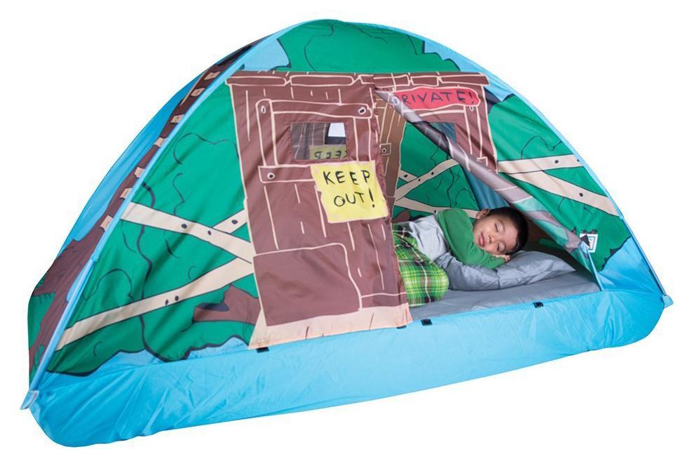 Pacific Play Tents Kids Tree House Bed Tent Playhouse Fits Full Size