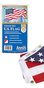 Annin Annin Flagmakers American US outdoor polyester Tough-Tex flag