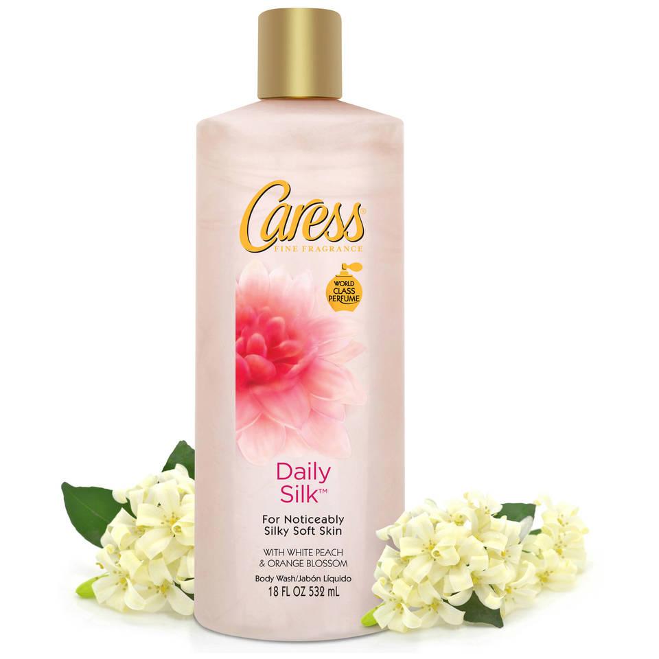 Caress Body Wash Daily Silk 18 oz (Pack of 6) Bath And