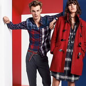 tommy hilfiger plaid boots