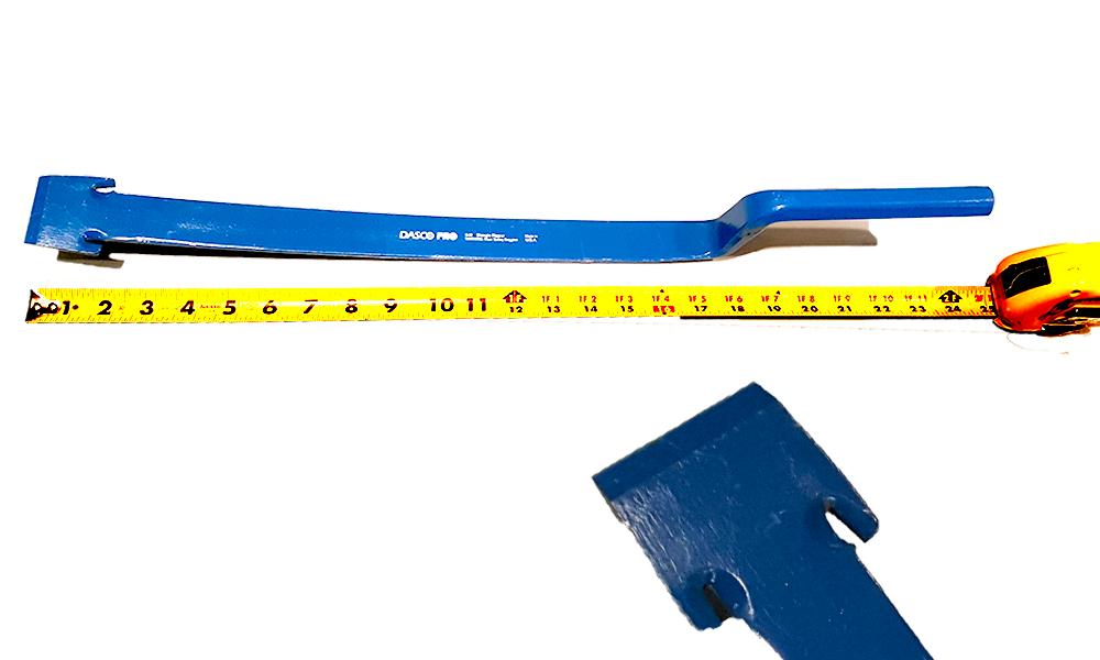 Pair DASCO PRO 640 24 in. Roofing Shingle Ripper /Pry Bar /Nail Puller