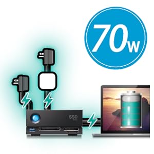 Amazon | ラシー LaCie SSD 外付けSSD 4TB 1big Dock SSD Pro