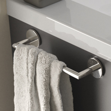 Bath+ by Cosmic Duo Round Toallero Estante Cromo, Gamuza, 61 ...