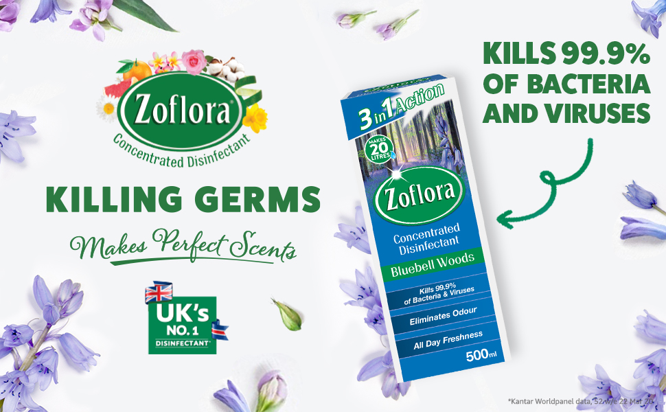 ZofloraMultipurpose Concentrated Disinfectant All Surface CleanerFloor CleanerEffective