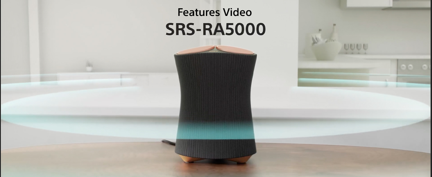 Amazon.com: Sony SRS-RA5000 360 Reality Audio Premium Wi-Fi