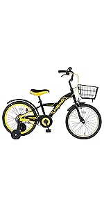 キッズバイク ブラック フロントバスケット付き 18インチ 81uEQ6hLZhL._UF350,350_QL50_.jpg