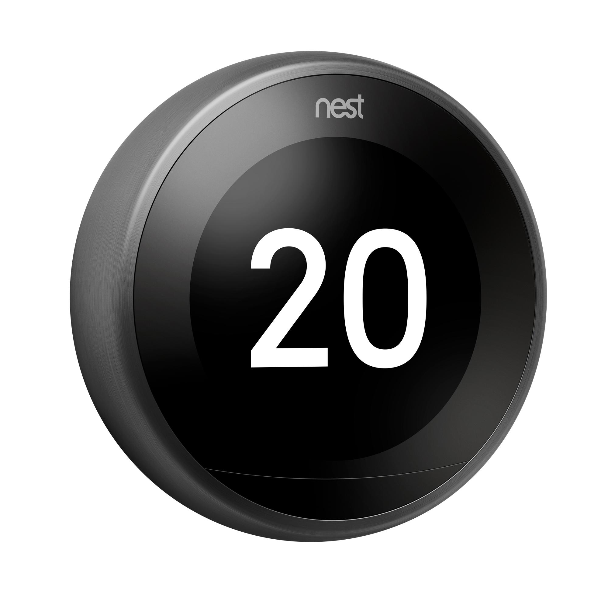 Nest Third Generation Learning Thermostat Black Amazon.co.uk DIY & Tools