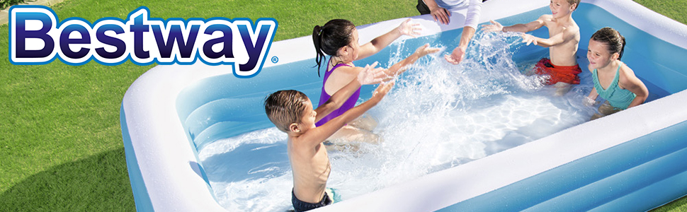bestway deluxe family pool