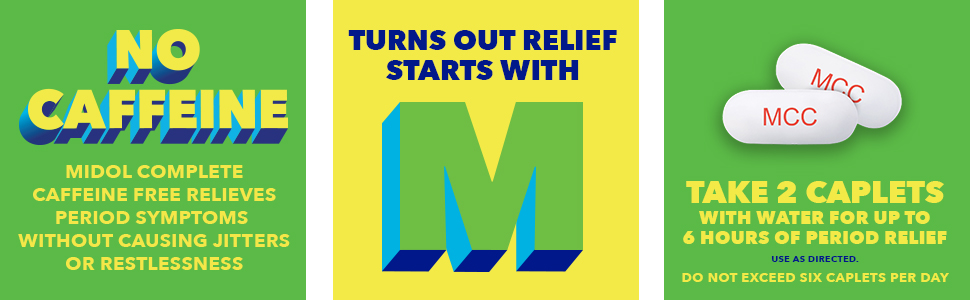 Midol multisymptom multi symptom relief for women pills complete menstrual period