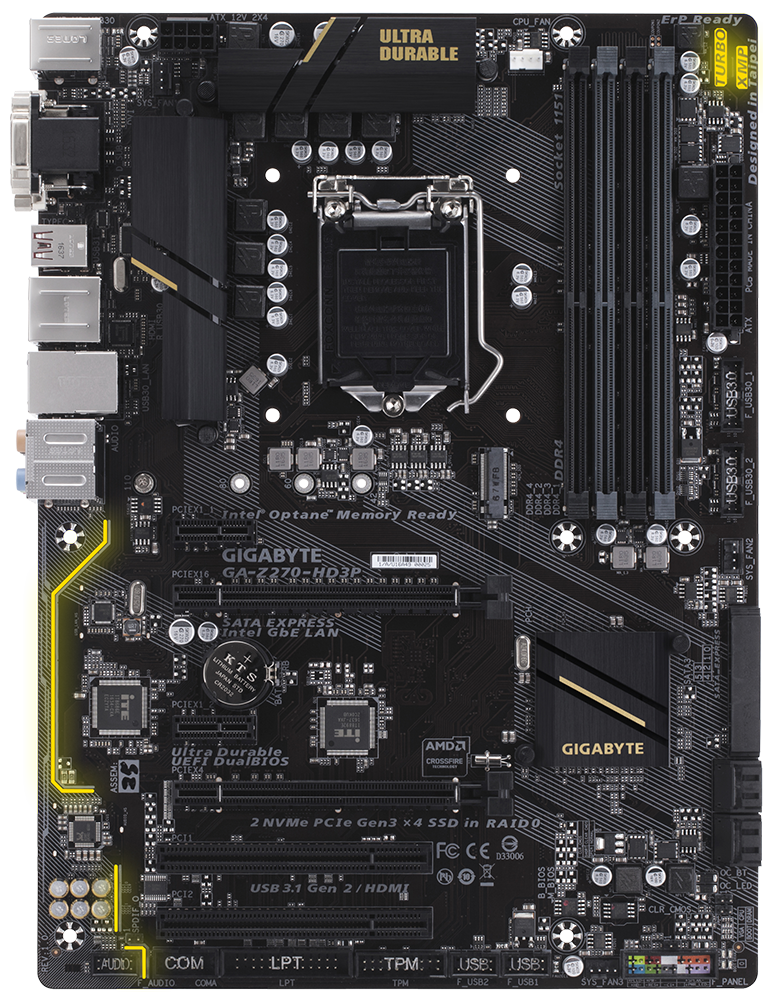 GIGABYTE Z270X ULTRA Gaming 1151 7th Gen DDR4 2 Way SLI RGB Fusion USB