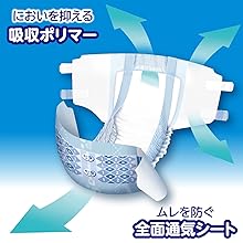 Amazon.co.jp: 白十字 応援介護 テープ止め あて楽 M 3回 30枚