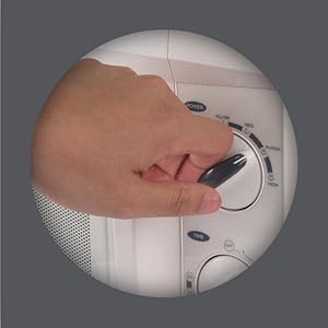 microwave, small, rotary, easy to use, small apartment, compact, dial