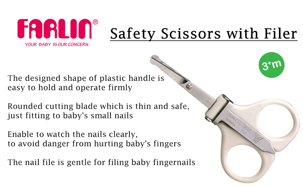 Farlin Safety Scissors with Filer