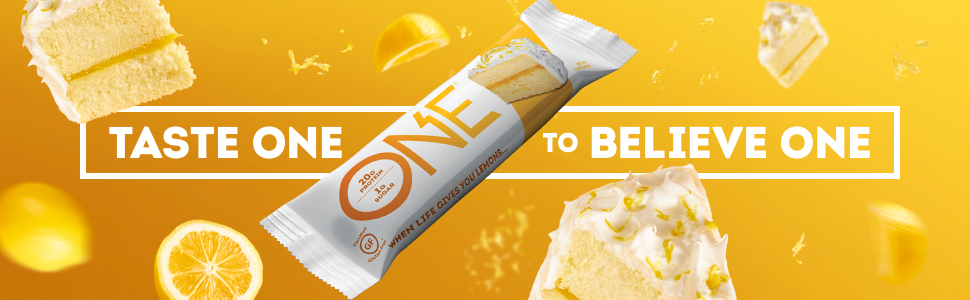 One Bar, One Brands, One Protein Bar, Protein Bar, Lemon Cake, Lemon Cake Protein Bar, One