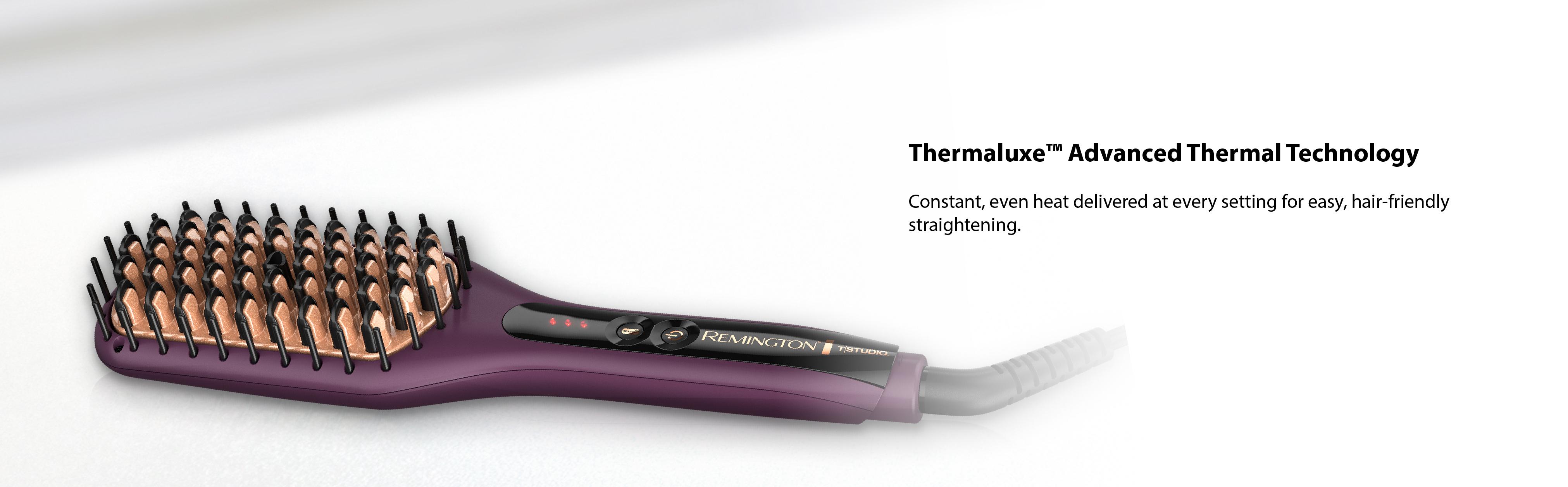 Remington Pro 2In1 Heated Straightening Brush with