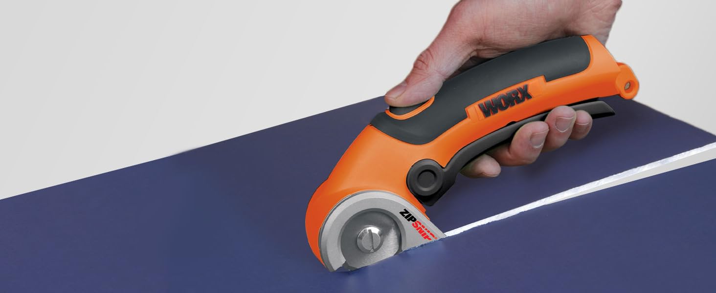 WORX WX082L ZipSnip Electric Scissors + WORXSAW Compact Circular Saw