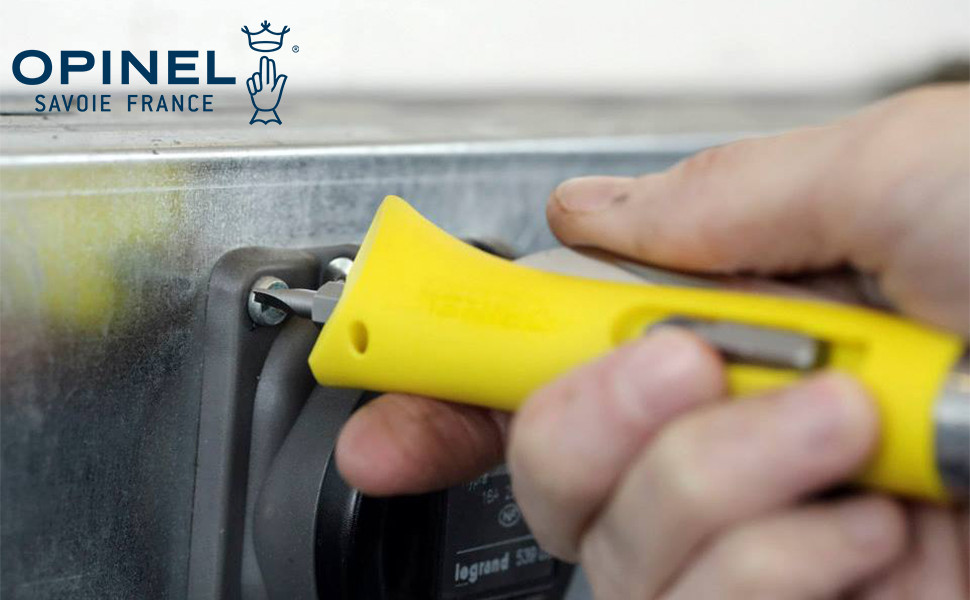 opinel no 9 diy knife multitool screwdriver knife folding knife safety ring opinel