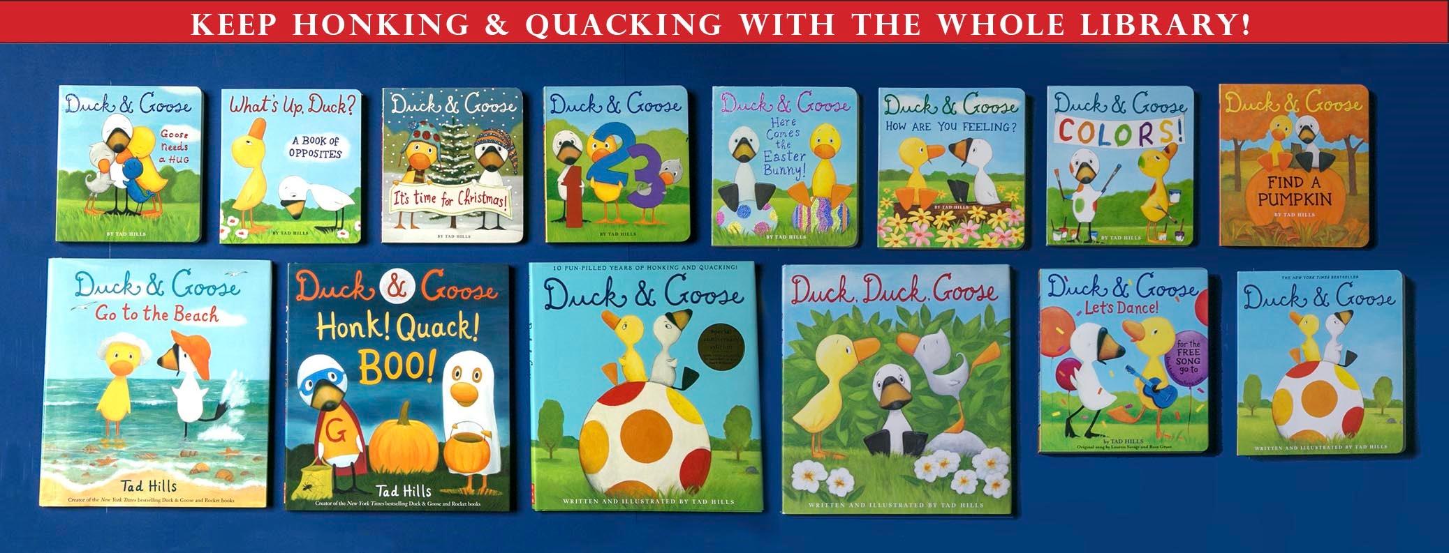 Duck & Goose, Honk! Quack! Boo! Tad Hills 9781524701758