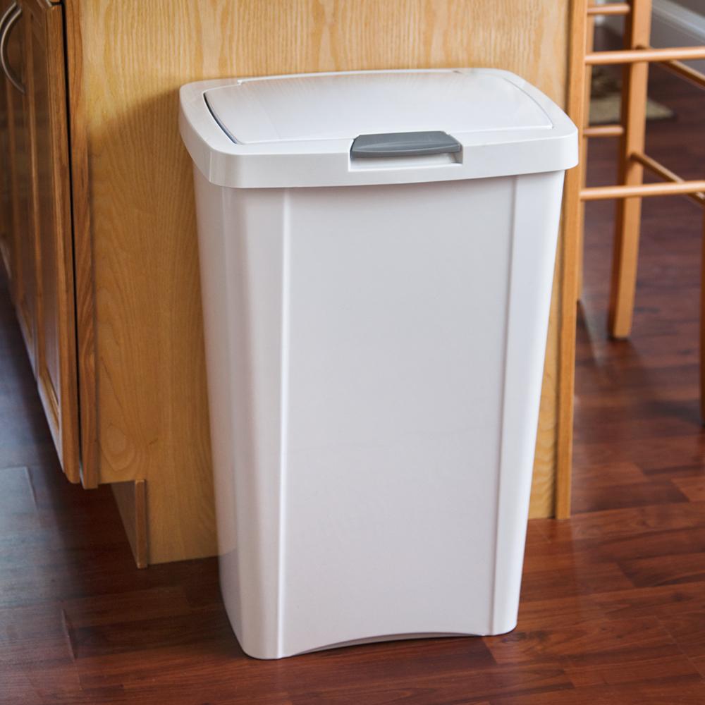 Sterilite 13 Gal. Roll Top Kitchen Wastebasket at Sean Eubanks blog