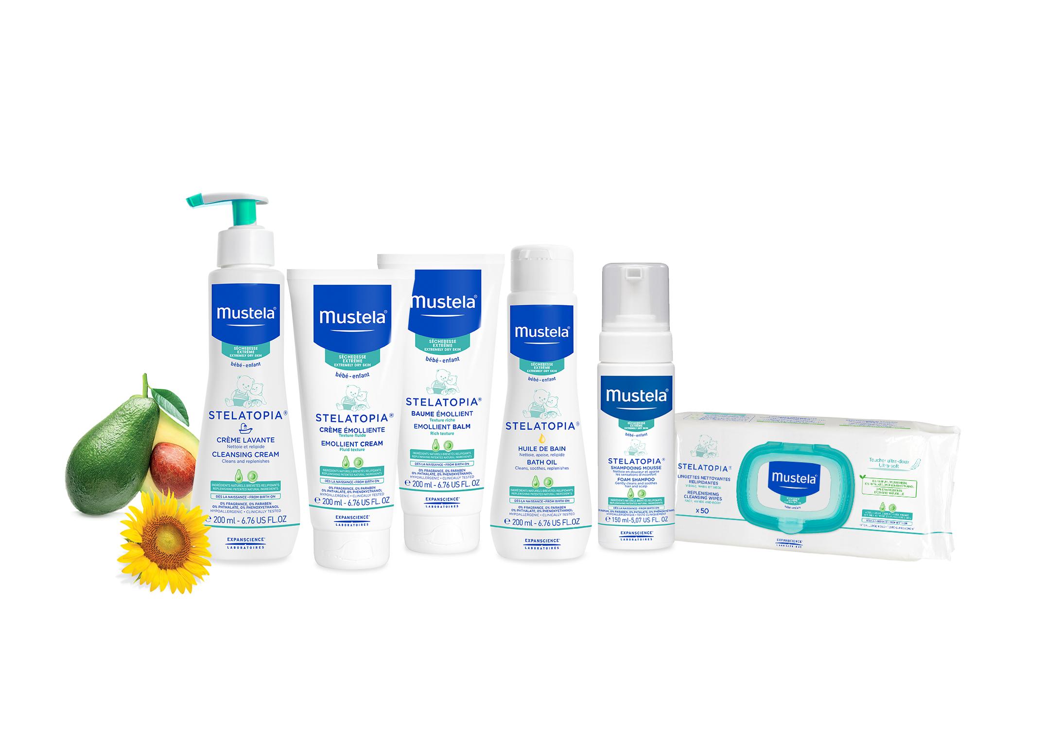 Mustela Stelatopia Emollient Cream, Daily Baby Cream for