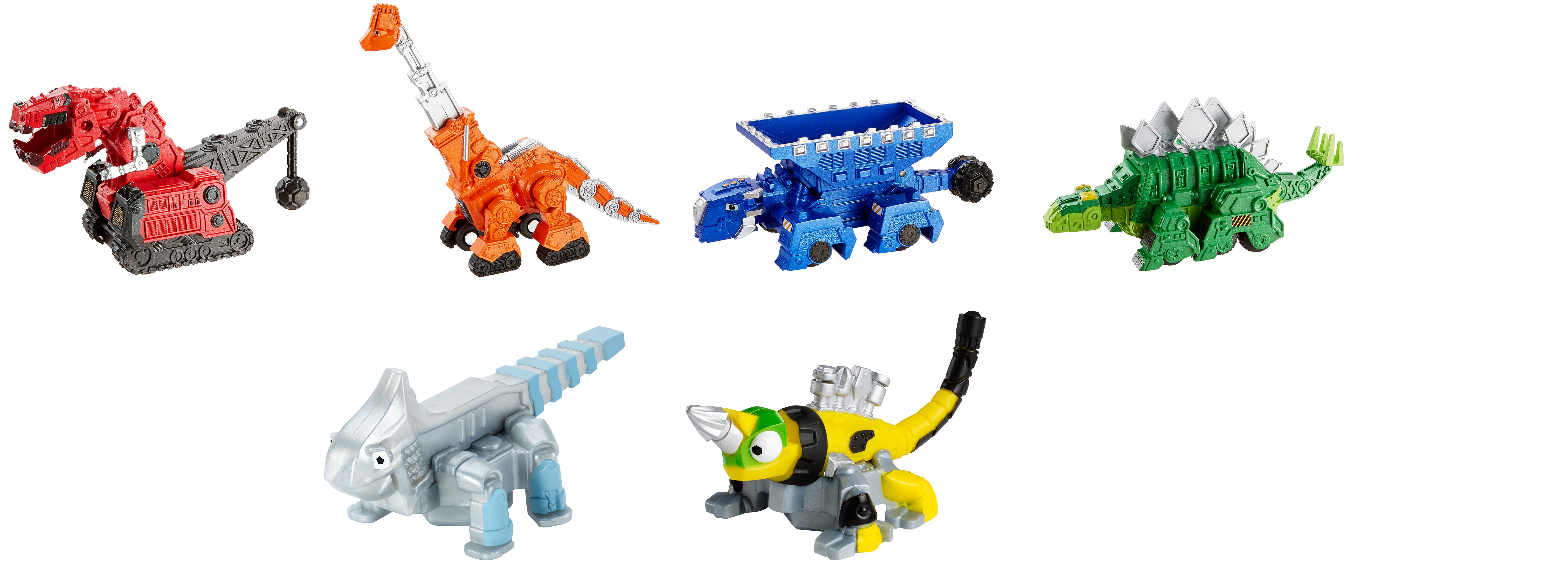 Dinotrux Bundle Ty Rux, Garby, TonTon, Skya, Revvit & Ace DieCast
