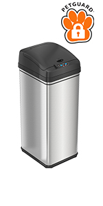 garbage can rubbish bin stainless steel waste recycle kitchen appliance home clean