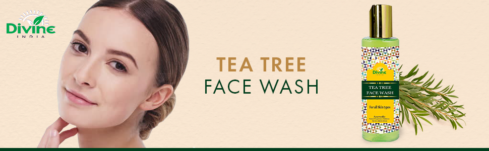 Divine India Tea Tree Face Wash