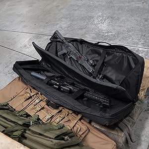 Amazon.com: Condor Double Rifle Case (Black, 36 x 13 x 4.5
