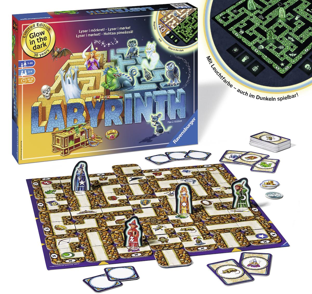 Ravensburger Labyrinth Glow in The Dark 30th Anniversary