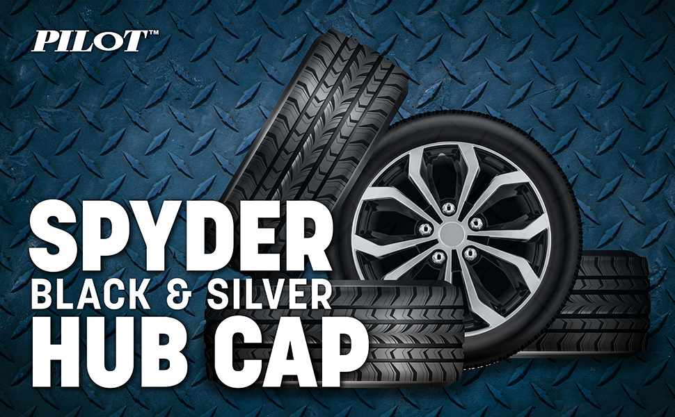 Pilot Automotive WH55317SBS Black/Silver 17 Inch 17" Spyder