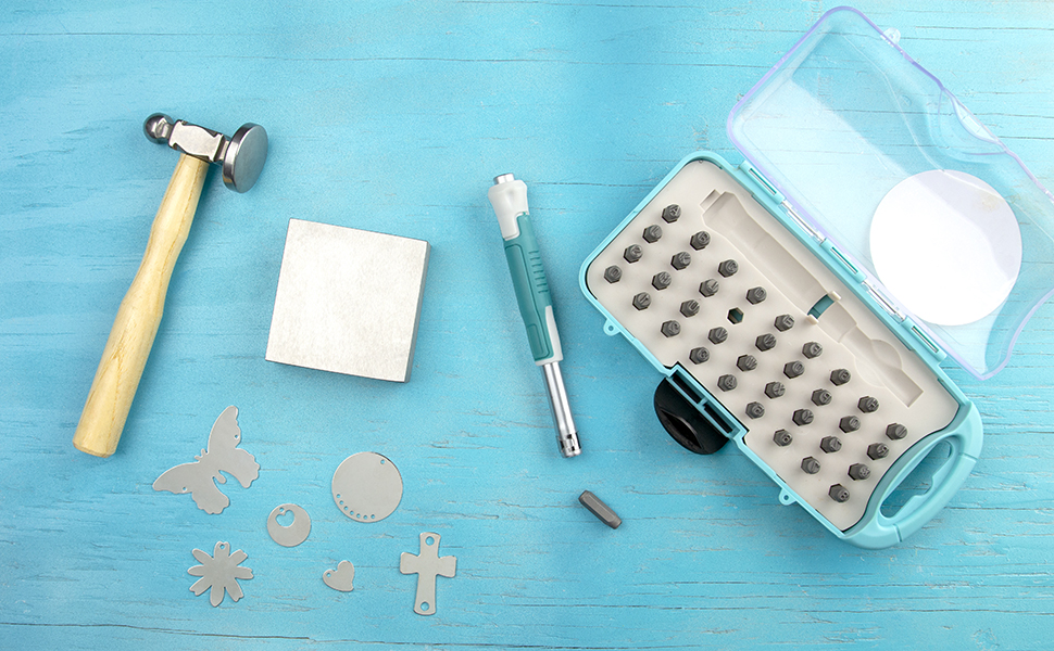 Cousin DIY Stamp & Go Metal Stamping Tool Kit Set with
