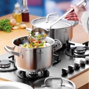 WMF Gourmet Plus Topfset 7-teilig mit Metalldeckel
