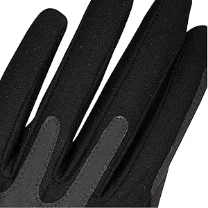 mens golf glove pairs storm gloves one size fit black universal premium suede material zero friction