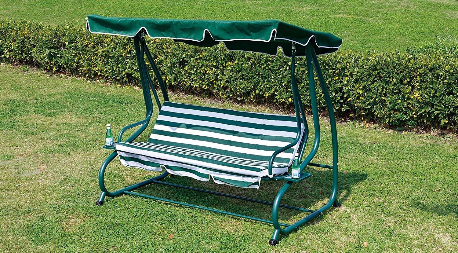 Amazon 武田コーポレーション/ブランコ/【ロッキングベンチ】ブラウンRC170BR ガーデン用チェア・ベンチ