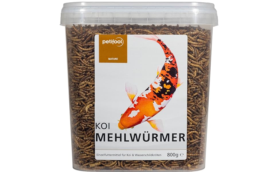 Petifool Koi Mehlwürmer