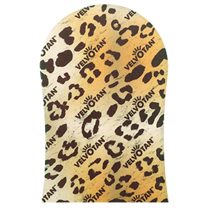 Handschuh mit Leopardenmuster