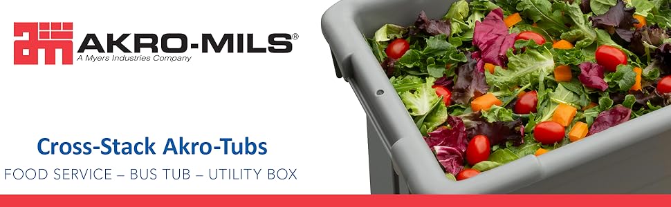 Akro-Mils Akro Mils Akro Mills acro mills plastic storage totes bins container industrial lug food