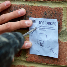 Dog parking, dog lead, 