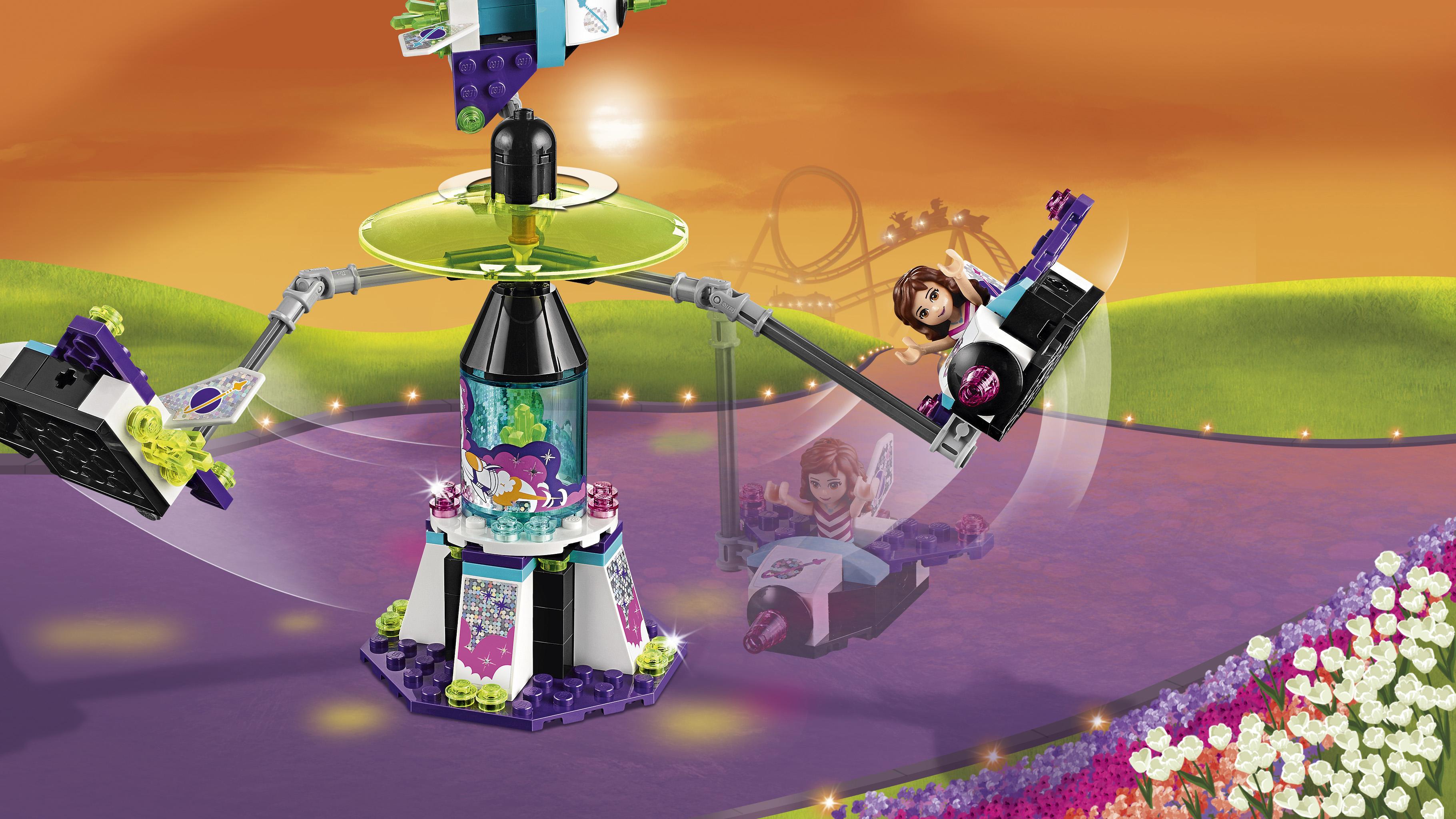 LEGO Friends Amusement Park Space Ride 41128 Toy for Girls and Boys, Building Sets - Amazon Canada