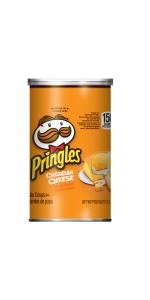 Pringles Potato Crisps Chips, Cheddar, 2.5oz (12 Count)