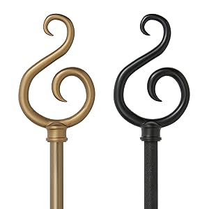 Amazon Com Kenney Scroll Hook Standard Decorative Window Curtain