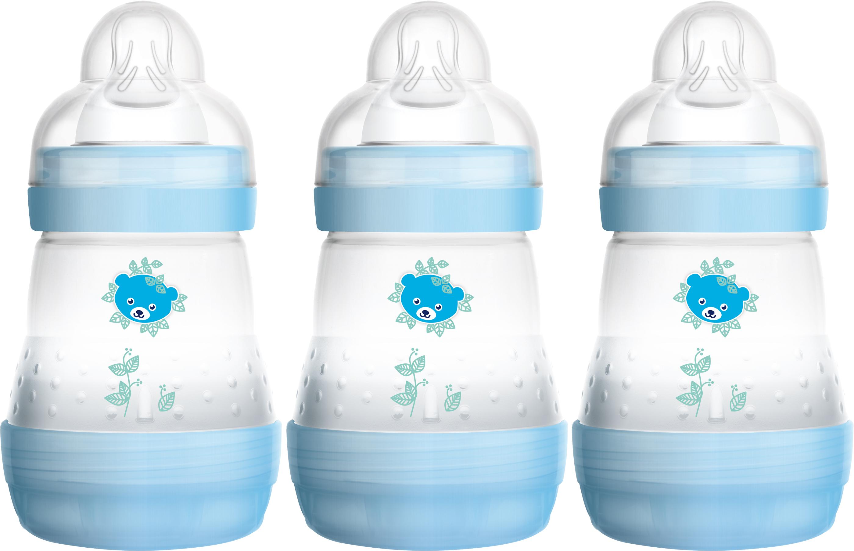 MAM Easy Start Self Sterilising AntiColic Bottle, Slow Flow (Designs